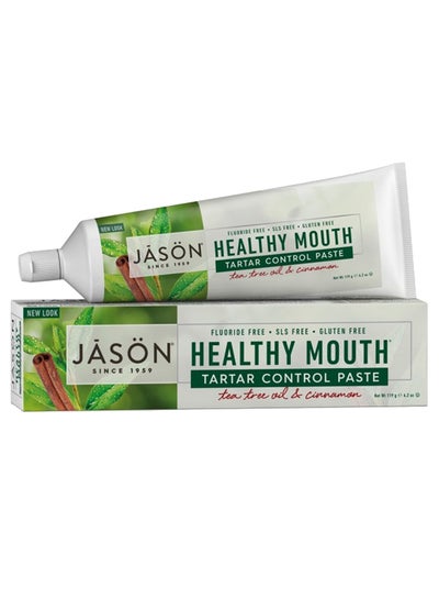Buy Healthy Mouth Tea Tree Oil & Cinnamon Tartar Control Toothpaste 119g in UAE