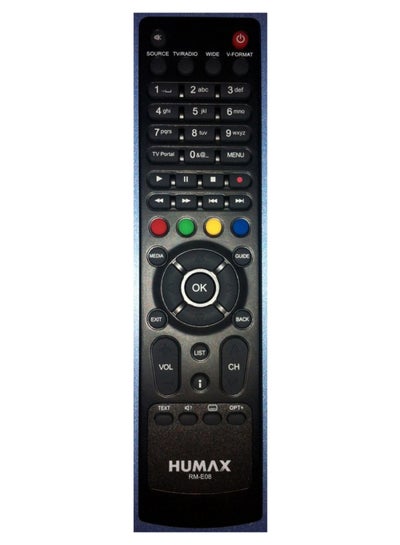 Buy TV Receiver Remote Control Black in Saudi Arabia