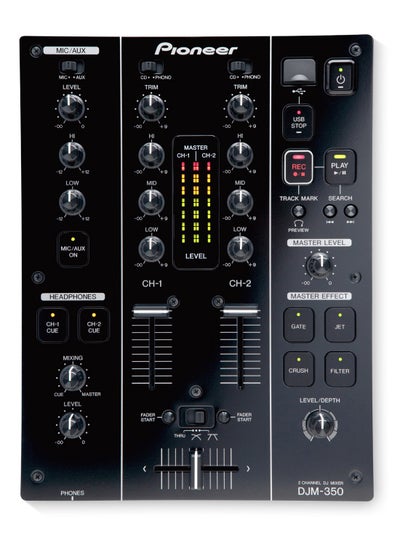 Buy 2-Channel Effects Mixer DJM-350 Black in Egypt