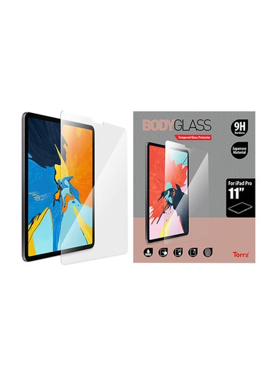 Buy Body Glass Screen Protector For Apple iPad Pro 11-Inch (2018) Clear in UAE