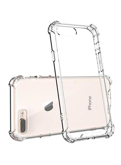 Buy Shockproof Protection Back Cover iPhone 7 Plus/8 Plus Clear in Saudi Arabia