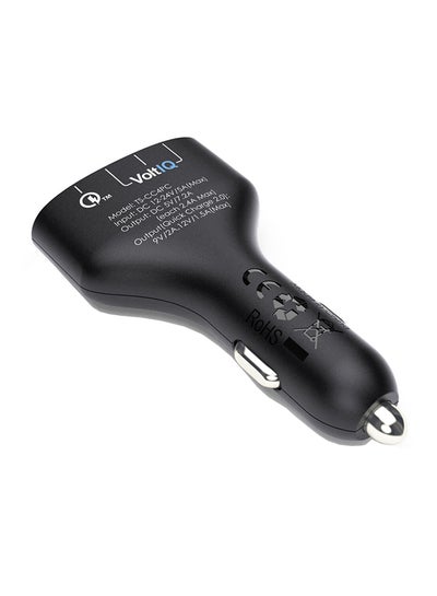 Buy 4-Port Rapid Car Charger Black in Saudi Arabia