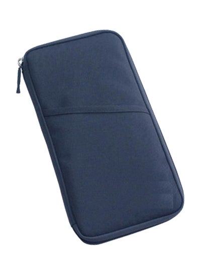 Buy Canvas Card Holder Blue in UAE