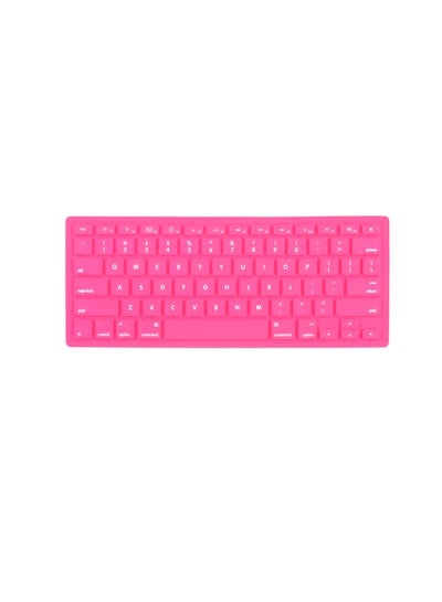 Buy Keyboard Silicone Cover Skin For Apple Macbook Pro 13 15 17 / Air 13 pink in Saudi Arabia