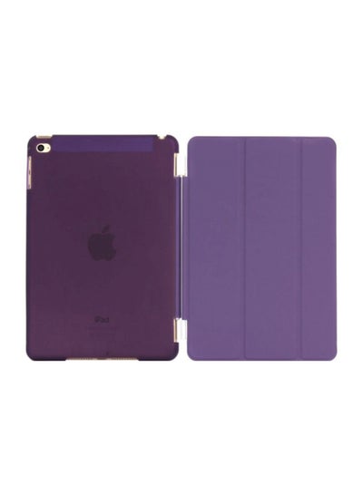 Buy Folio Case Cover For Apple iPad Mini 4 Purple in UAE