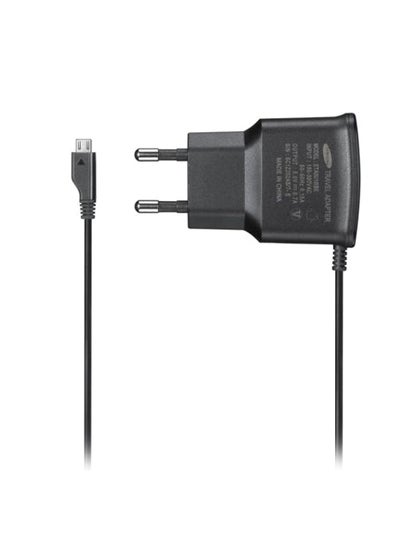 اشتري Micro USB Mobile Charger For Samsung أسود في الامارات