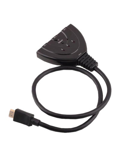 Buy 3-Port HDMI Switch Splitter Black in UAE