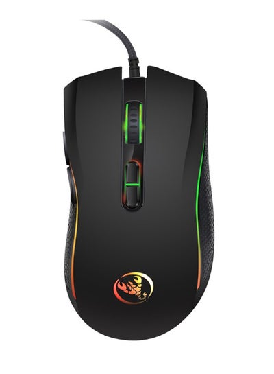 Buy Adjustable DPI Breathing Light Wired Gaming Mouse in UAE