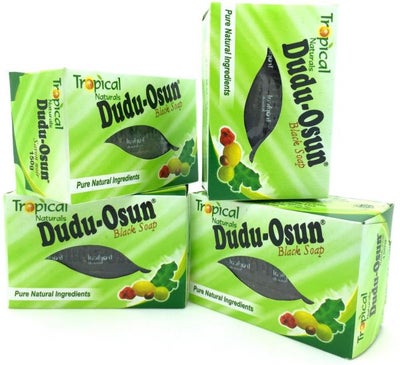Buy 4-Piece Tropical Natural Soap Black 150grams in UAE