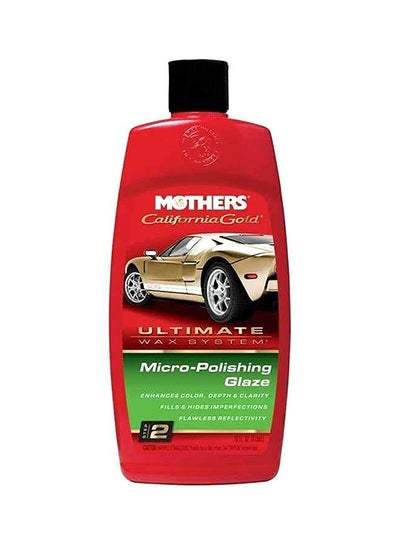 اشتري Mothers California Gold Ultimate Wax System – Micro Polishing Glaze 473 ml في الامارات