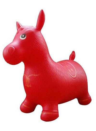 Buy Inflatable Jumping And Riding Horse Bouncing Hopper Animal Toy For Kids 60x50x28cm in Saudi Arabia