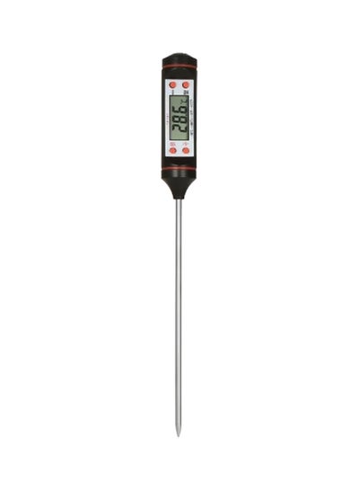 Buy LCD Digital Thermometer Black/Silver 23.5x2.3cm in UAE