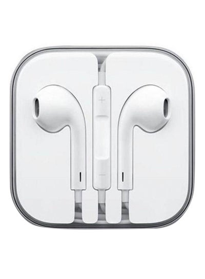 Buy Earphone Headset With Remote Mic For iPhone 6S Plus6 6Plus iPad Ipod White in Saudi Arabia