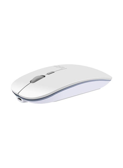 Buy Wireless USB Optical Mouse White in UAE