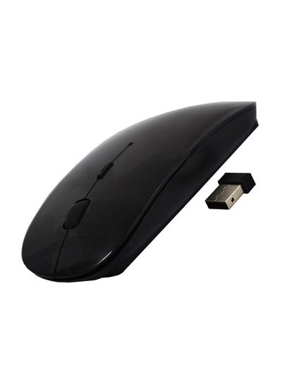 Buy Wireless Optical Slim Mouse Black in UAE