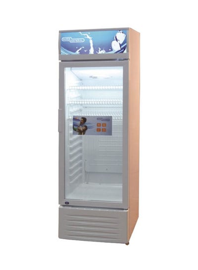 Buy Freestanding Single Door Chiller 338 L SGSC398 White/Blue in UAE