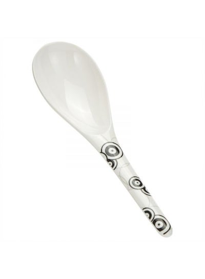 Buy Serving Spoon Black/White 24centimeter in UAE