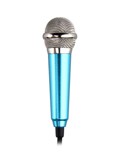 Buy Mini Stereo Microphone 182.59276575.18 Blue/Silver in UAE