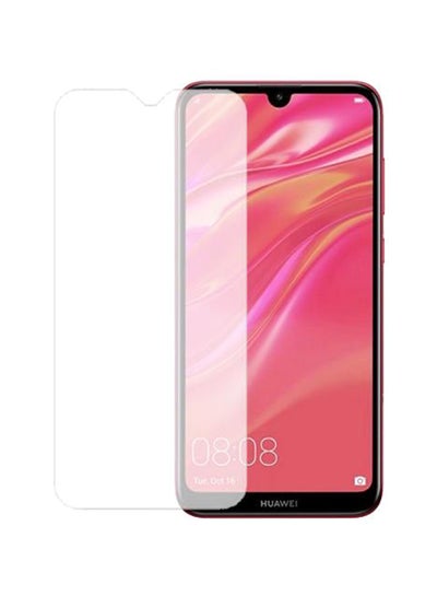 Buy Tempered Glass Screen Protector For Huawei Y7 Prime (2019) Clear in Saudi Arabia