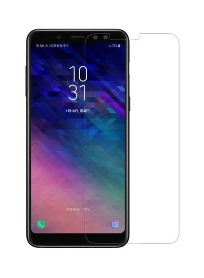 Buy Tempered Glass Screen Protector For Samsung Galaxy A8 Plus (2018) Clear in Egypt