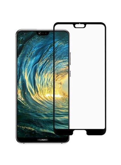 Buy 3D Tempered Glass Screen Protector For Huawei P20 Pro Clear/Black in Saudi Arabia