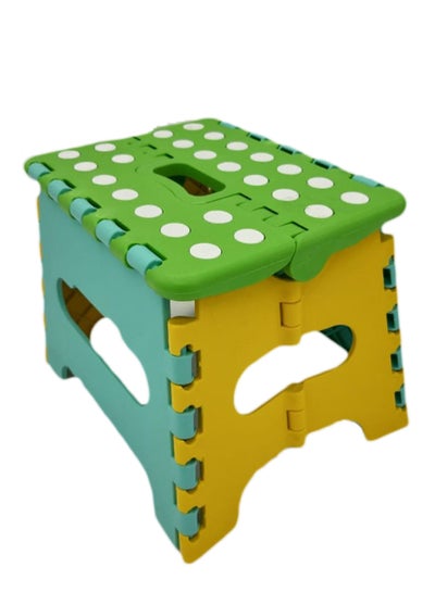 Buy Folding Stool Multicolour 21x18x19centimeter in UAE