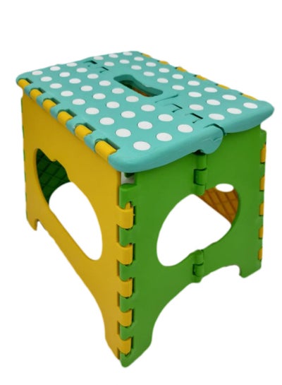 Buy Folding Stool Multicolour 21x18x19centimeter in Saudi Arabia