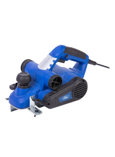 Buy 900 Watts 82mm Corded Electric 3mm Maximum Adjustable Depth Wood Trimmer Hand Held Planer With Dual Dust Port Blue/Black in UAE