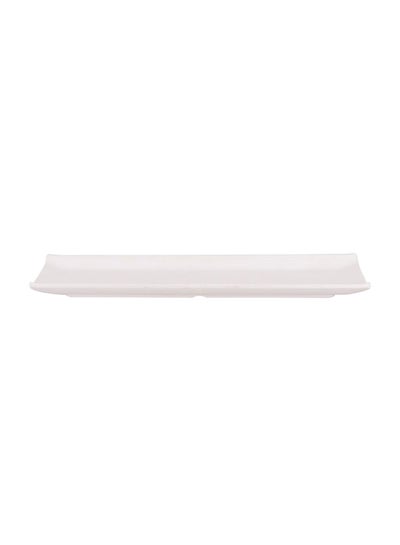 اشتري Servewell Melamine Platter أبيض فاتح 33 x 20 سنتيمتر في الامارات