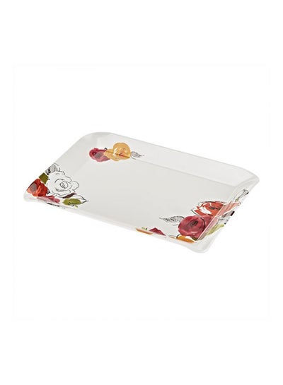 Buy Servewell Living Rose Merge Serving Tray Multicolour 31 x 23cm in UAE