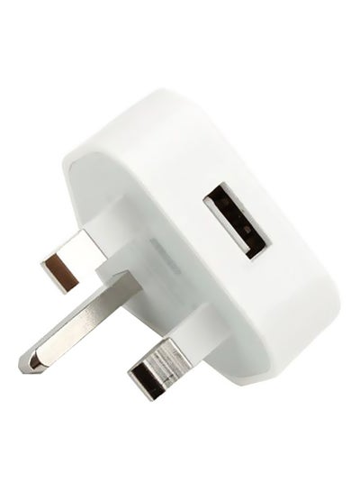 Buy One USB Port Wall Charger White in Saudi Arabia