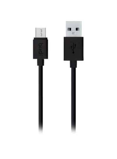 Buy Micro USB To USB 2.0 Charging Cable Black in Saudi Arabia