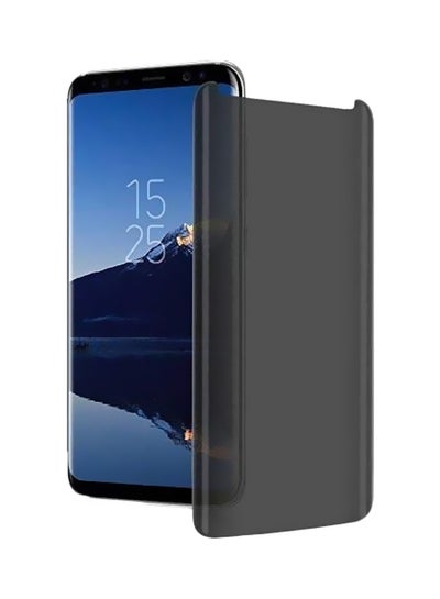 Buy Privacy Tempered Glass Screen Protector For Samsung Galaxy S9+ Black in UAE