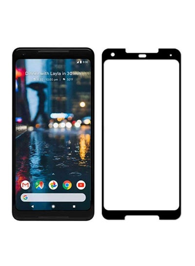 Buy Tempered Glass Screen Protector For Google Pixel 2 XL Black/Clear in UAE