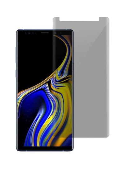 Buy 5D Privacy Tempered Glass Screen Protector For Samsung Galaxy Note 9 Grey/Black in UAE