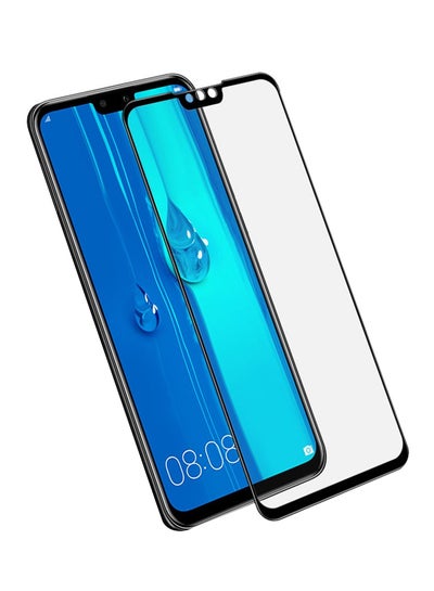 Buy 6D Tempered Glass Screen Protector For Huawei Y9 (2019) Clear/Black in Saudi Arabia