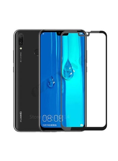 اشتري 5D Glass Screen Protector For Huawei Y9 (2019) أسود / شفاف في الامارات
