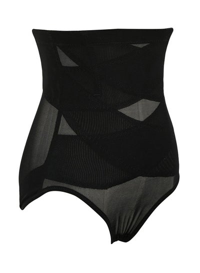 Buy High Waist Hip Control Shapewear Black in Saudi Arabia