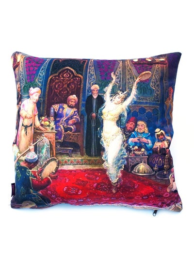 اشتري Belly Dancer Ottoman Palace Print Cushion Cover متعدد الألوان 45 x 45 سنتيمتر في الامارات