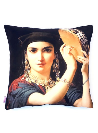 اشتري Ottoman Lady Print Cushion Cover متعدد الألوان 45 x 45 سنتيمتر في الامارات