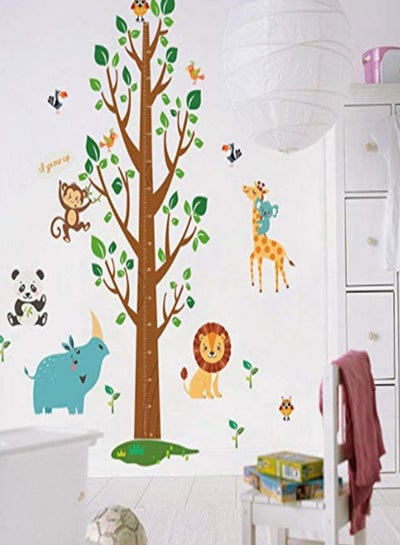 اشتري Cartoon Cute Animal Wall Sticker Multicolour 60 x 90centimeter في الامارات