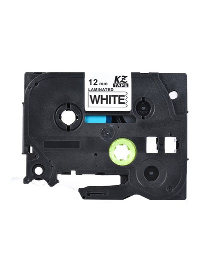 Buy Laminated Water Resistant Label Tape White in UAE