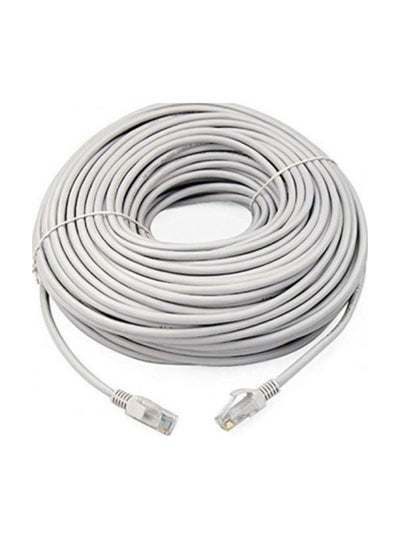 Buy RJ45 Cat6 Ethernet Cable Grey in Saudi Arabia