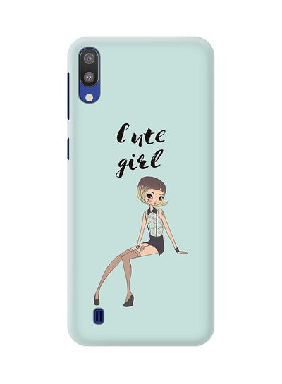 Buy Matte Finish Slim Snap Case Cover For Samsung Galaxy M10 Shy Cute Girl in UAE