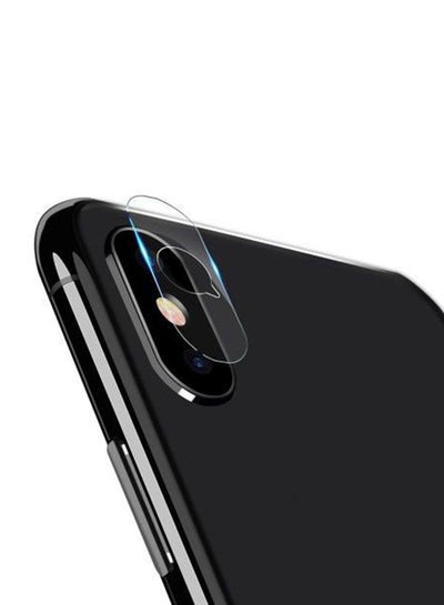 اشتري Camera Len Film Tempered Glass For iPhone X Clear في الامارات