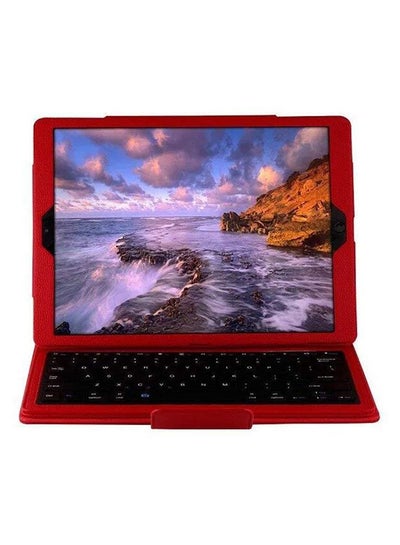 اشتري Wireless Bluetooth Keyboard For Apple iPad أحمر 12.9 بوصة في الامارات