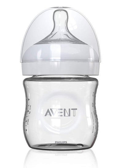 Buy Natural Glass Feeding Bottle, 4 Ounce, Clear in Saudi Arabia