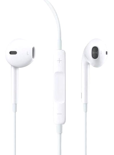 Buy Headset Ear Phones With Mic For iPhone 5 5S 5C iPad White in Saudi Arabia