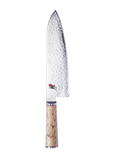 Buy Birchwood 5000Mcd Shotoh Paring Knife Silver/Wood 9 Centimeter in UAE