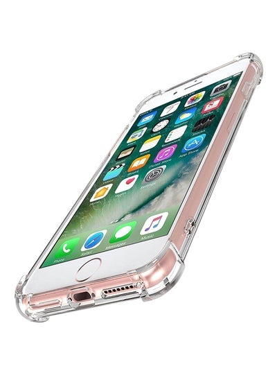 Buy Silicone Protective Case Cover For iPhone 8 Plus/7 Plus Clear in UAE